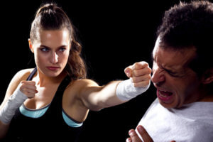 Fight and you might get yourself in legal trouble - newly separated? seek counsel now! Get a protective order if you are being emotionally or physically abused