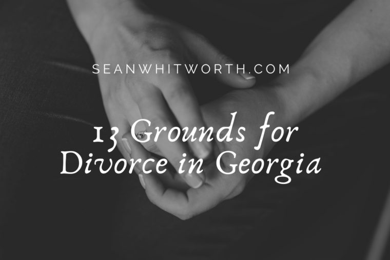 Divorce in Marietta Georgia- Law Firm Of Attorney Sean Whitworth